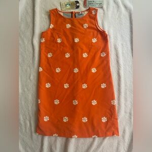 Ovation Clemson Paw Print Dress size - 0 NWT
